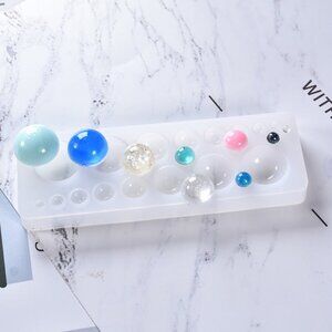 Half Dome Cabochon Resin Silicone Mold